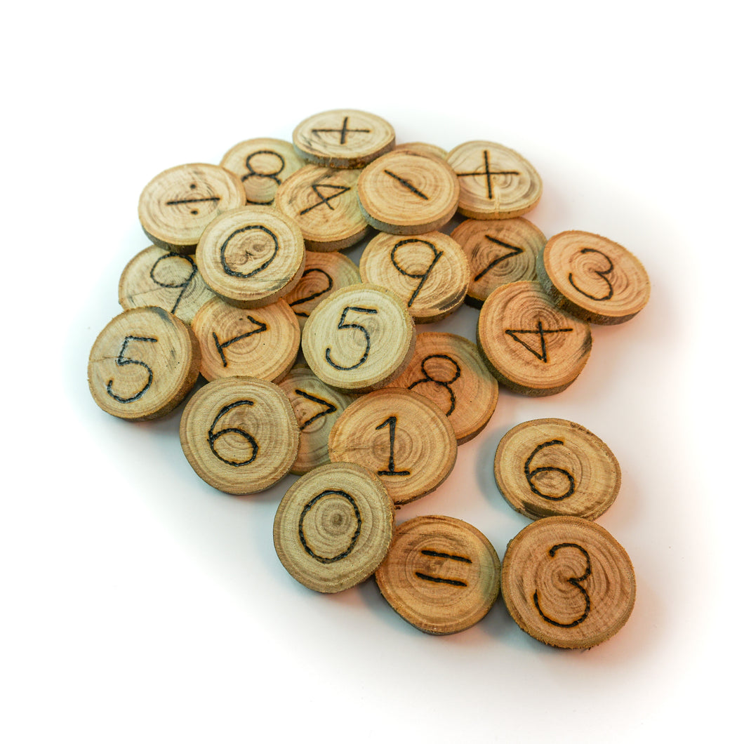 Wooden Maths Set- large