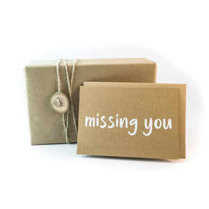 missing you card